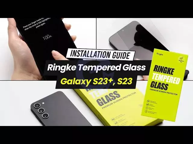 Защитное стекло антишпион Ringke TG Privacy для Samsung Galaxy S23 Plus Black (Черный)