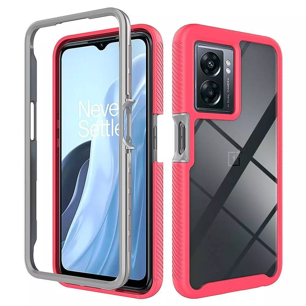 Противоударный чехол бампер для Nokia C12 Anomaly Hybrid 360 Pink / Grey (Розовый / Серый) Противоударный чехол бампер для Nokia C12 Anomaly Hybrid 360 Pink / Grey (Розовый / Серый)