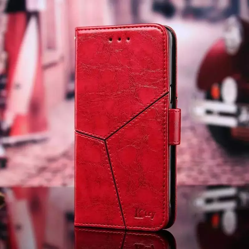 Премиальный чехол книжка для Nokia C21 Anomaly K&#039;try Premium Red (Красный)