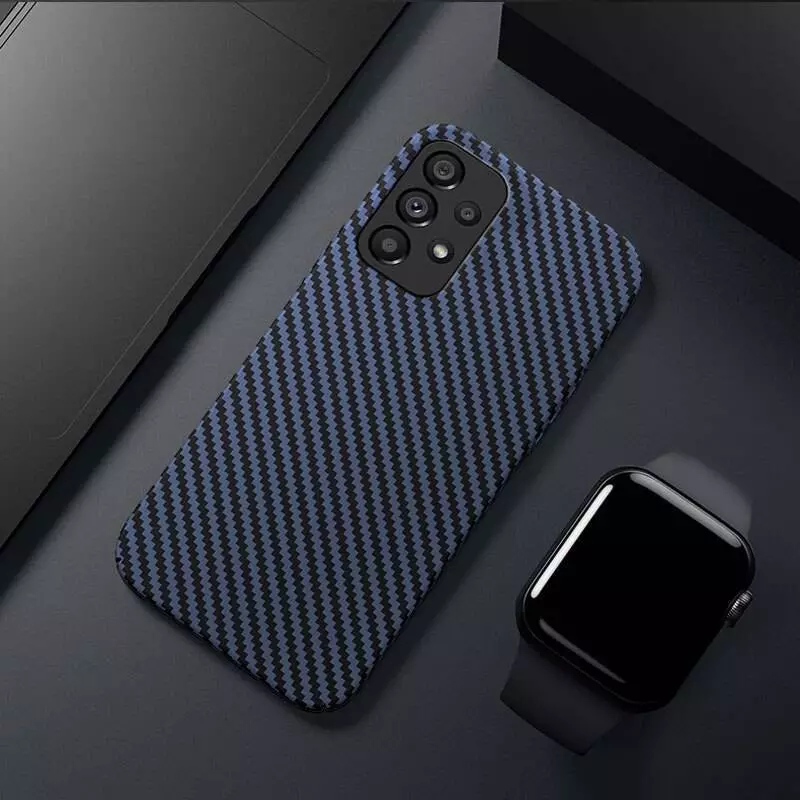 Ультратонкий чехол бампер для ZTE Blade V40 Pro Anomaly PC Carbon Blue (Синий) Ультратонкий чехол бампер для ZTE Blade V40 Pro Anomaly PC Carbon Blue (Синий)