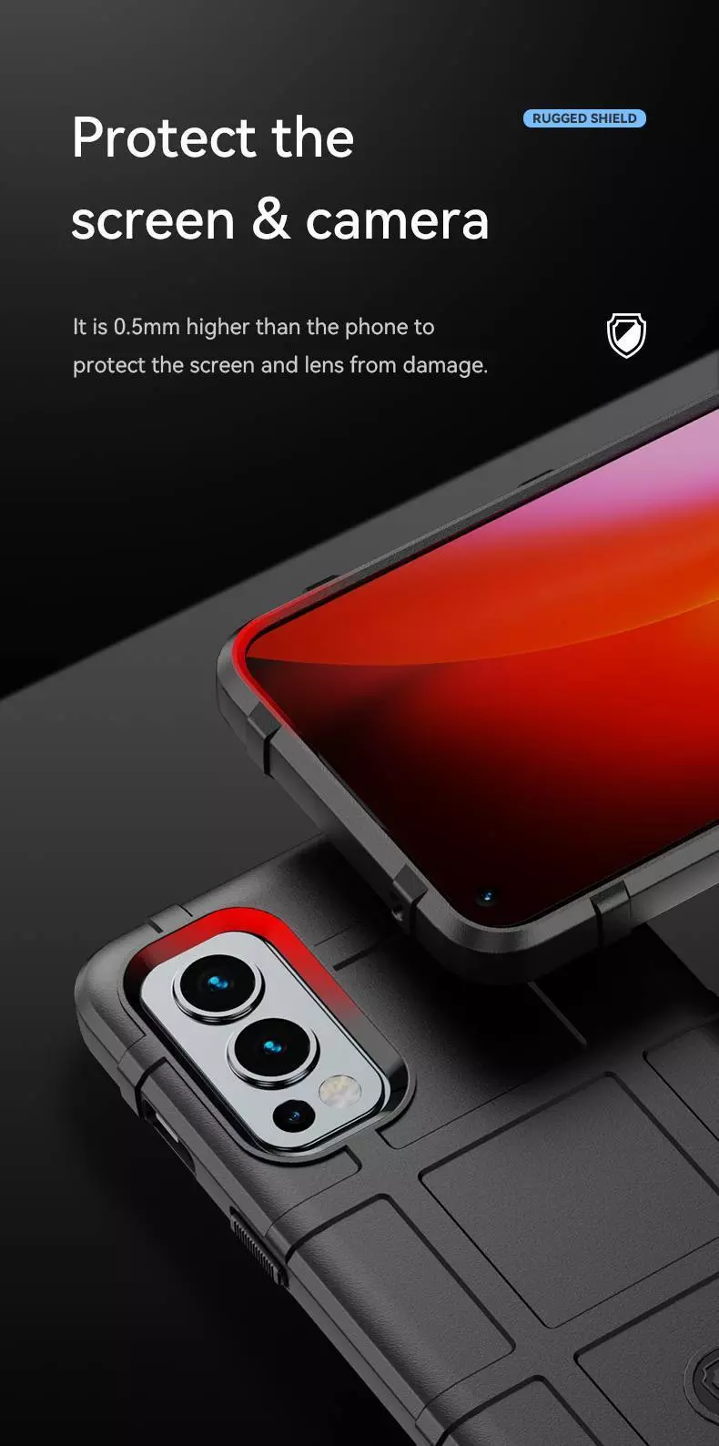 Протиударний чохол бампер для Motorola Moto E13 Anomaly Rugged Shield Blue (Синій) Протиударний чохол бампер для Motorola Moto E13 Anomaly Rugged Shield Blue (Синій)