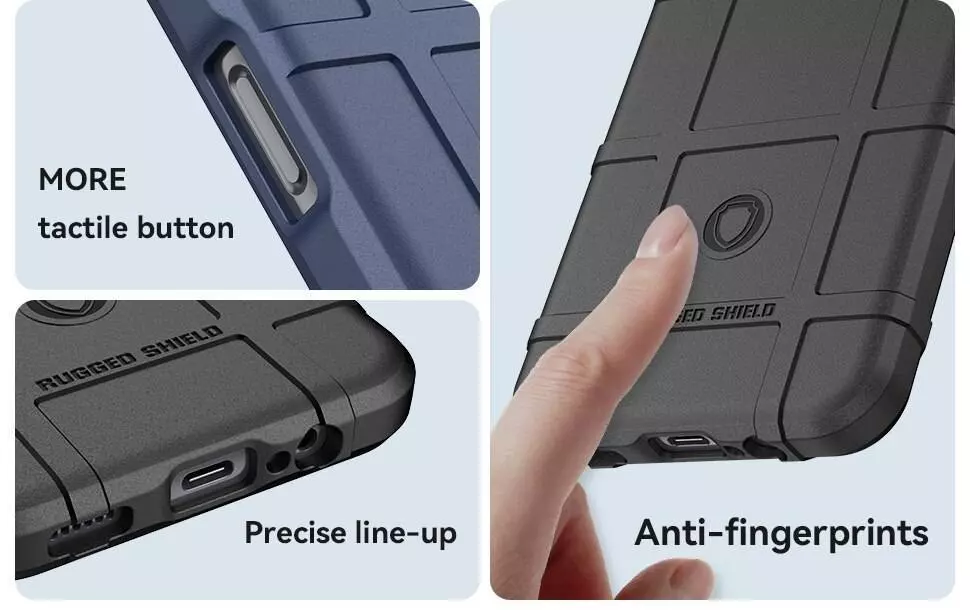 Протиударний чохол бампер для ZTE Blade V40 Pro Anomaly Rugged Shield Grey (Сірий)