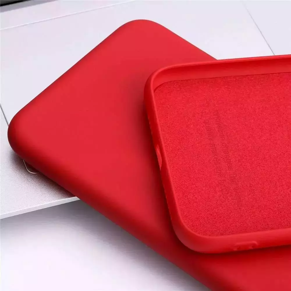Чохол бампер для Nokia C12 Anomaly Silicone (з мікрофіброю) Red (Червоний) Чохол бампер для Nokia C12 Anomaly Silicone (з мікрофіброю) Red (Червоний)