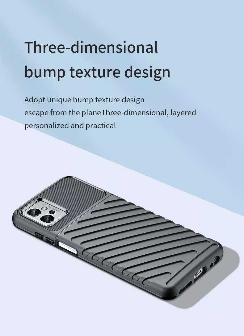 Протиударний чохол бампер для Motorola Moto E13 Anomaly Thunder Black (Чорний)