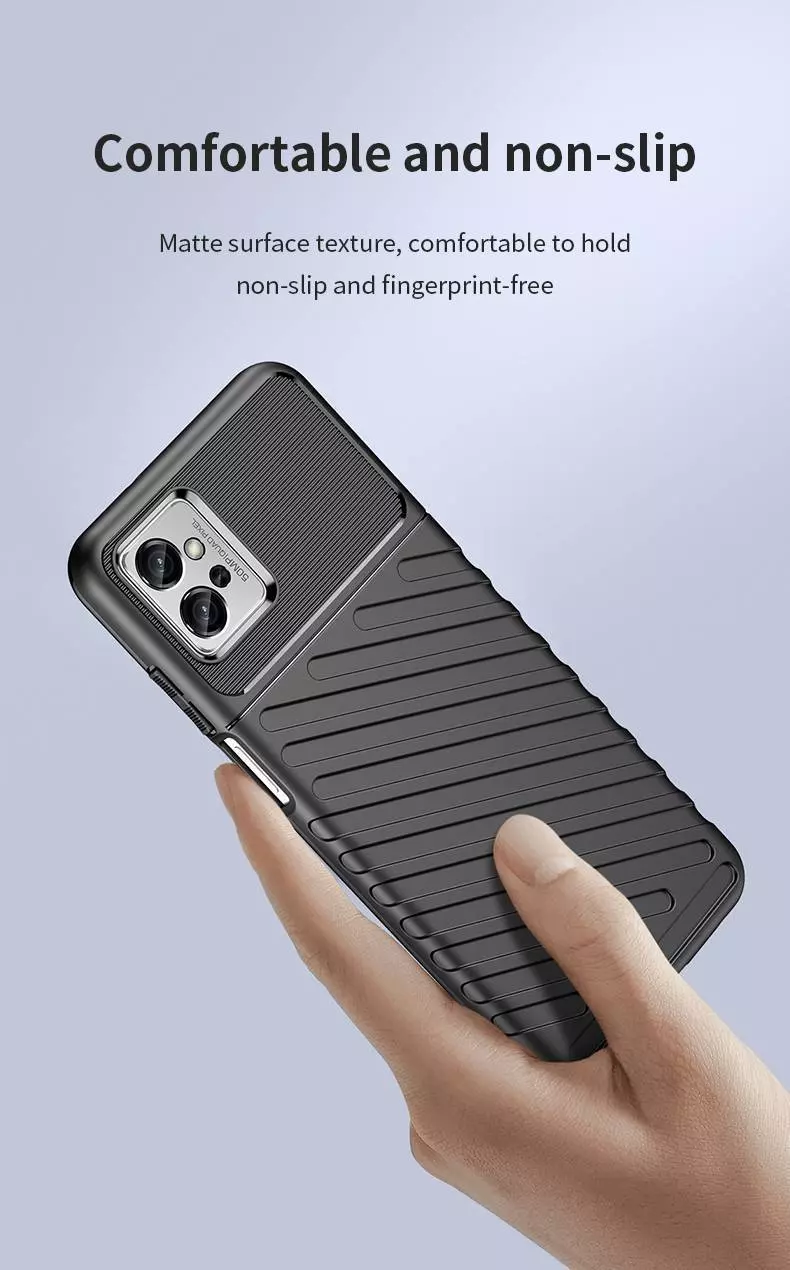 Протиударний чохол бампер для Nokia C21 Anomaly Thunder Black (Чорний)