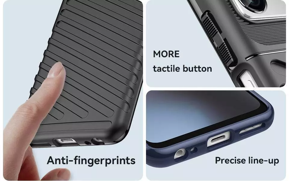 Протиударний чохол бампер для Nokia C21 Anomaly Thunder Black (Чорний)