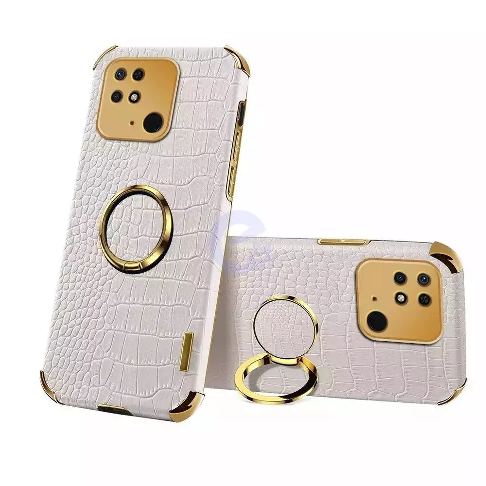 Чохол бампер для Realme Narzo 50A Anomaly X-Case (з кільцем-тримачем) White (Білий)