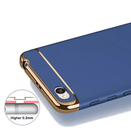 Чохол бампер для Motorola Moto E13 Mofi Electroplating Gold (Золотий)