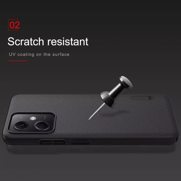 Протиударний чохол бампер Nillkin Super Frosted Shield для Xiaomi Redmi Note 12 5G / Poco X5 Blue (Синій)