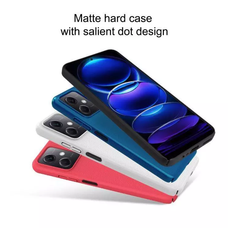 Протиударний чохол бампер Nillkin Super Frosted Shield для Xiaomi Redmi Note 12 5G / Poco X5 Blue (Синій)