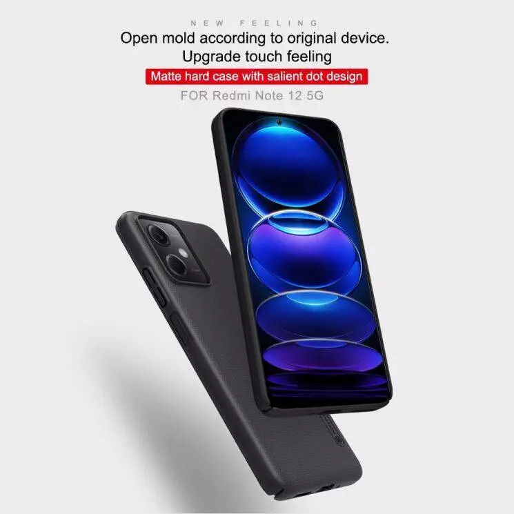 Протиударний чохол бампер Nillkin Super Frosted Shield для Xiaomi Redmi Note 12 5G / Poco X5 Blue (Синій)