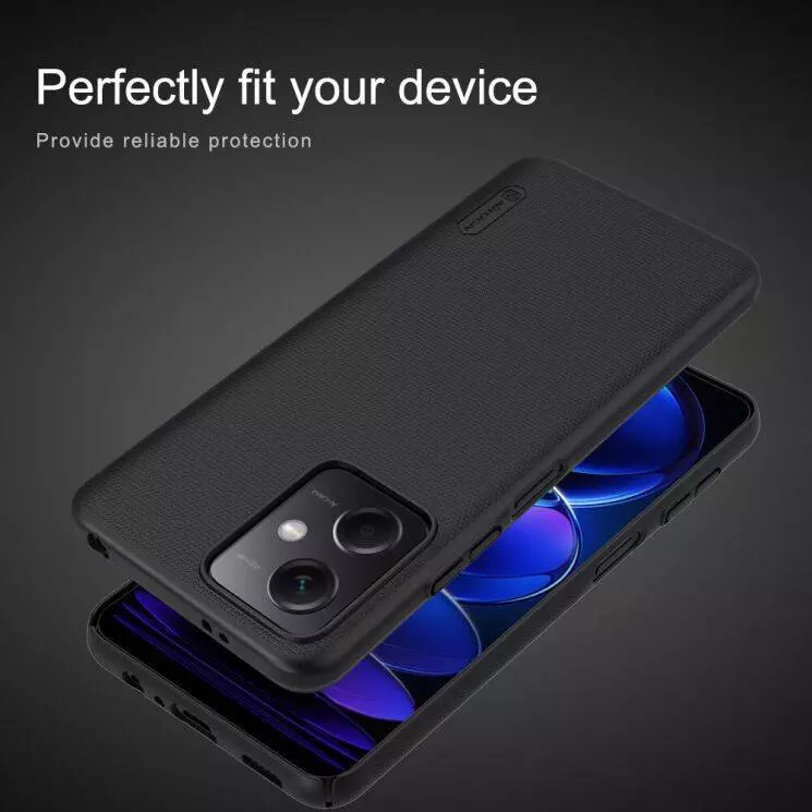 Протиударний чохол бампер Nillkin Super Frosted Shield для Xiaomi Redmi Note 12 5G / Poco X5 Blue (Синій)