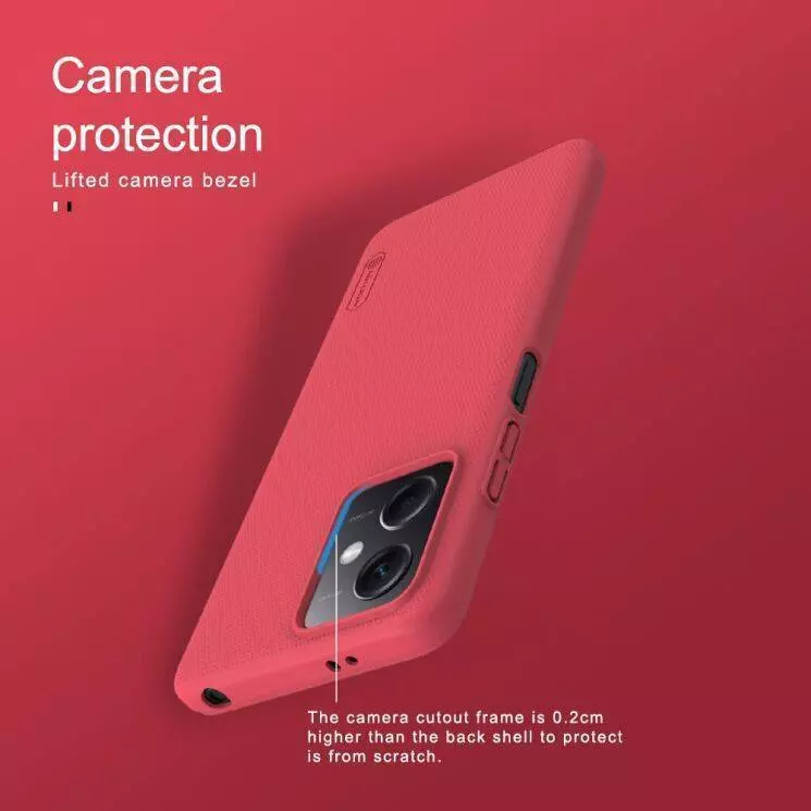 Протиударний чохол бампер Nillkin Super Frosted Shield для Xiaomi Redmi Note 12 5G / Poco X5 White (Білий)