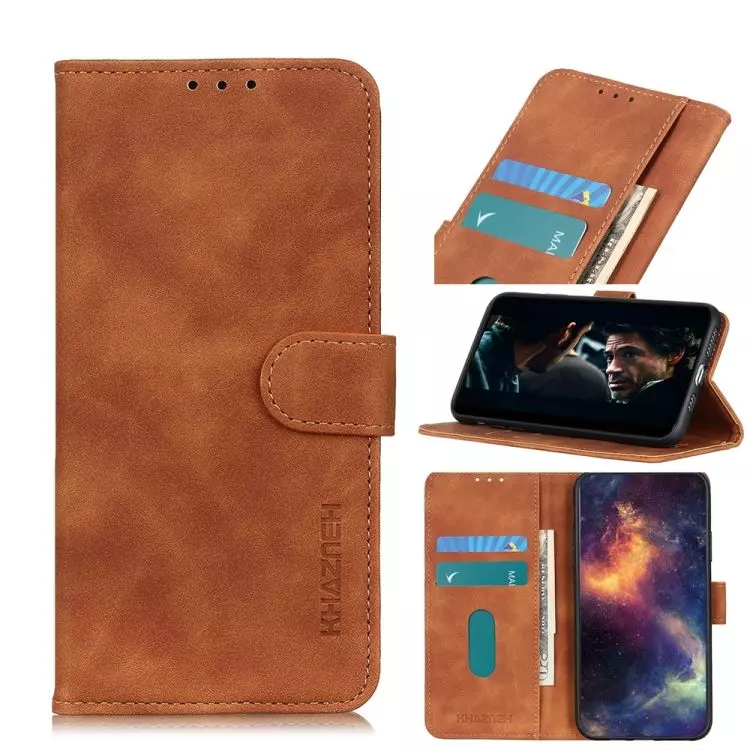 Чехол книжка для Xiaomi Poco X3 NFC / Poco X3 Pro Anomaly Leather Book Brown (Коричневый)
