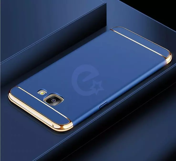 Чехол бампер для Samsung Galaxy J6 Plus / Galaxy J6 Prime Mofi Electroplating Blue (Синий)