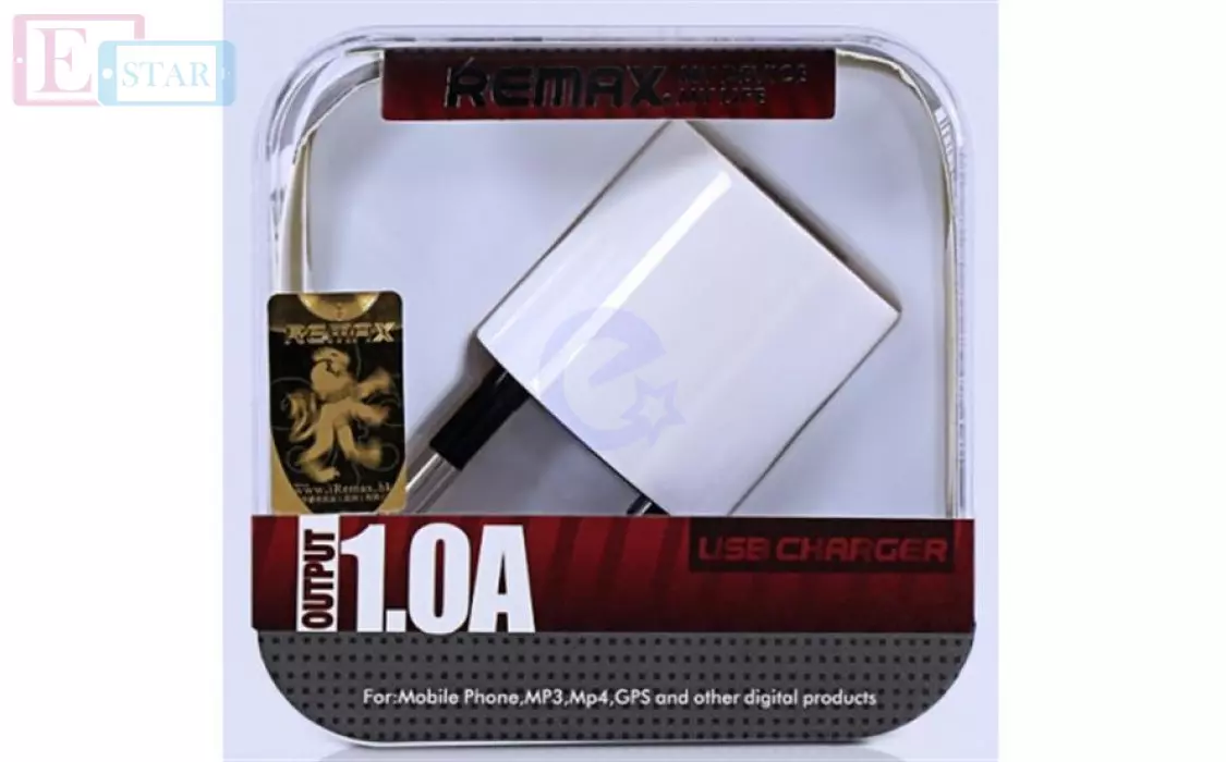 Зарядна станція Remax U5 для смартфонів та телефонів від розетки 220В White (Білий)