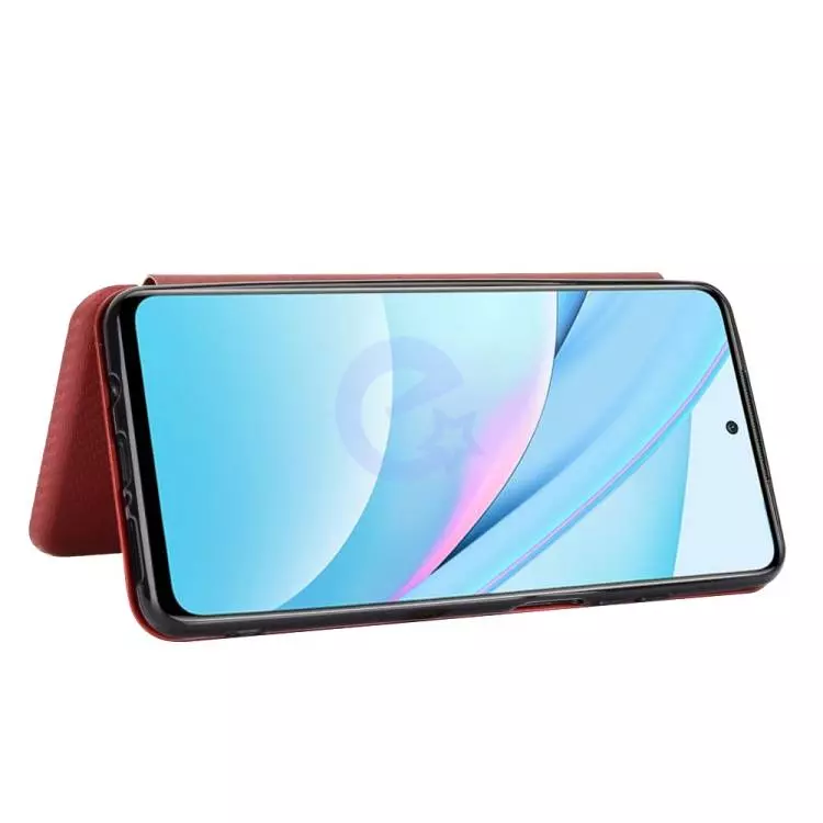 Чехол книжка для Xiaomi Mi 11 Lite / 11 Lite 5G NE Anomaly Carbon Book Green (Зеленый)