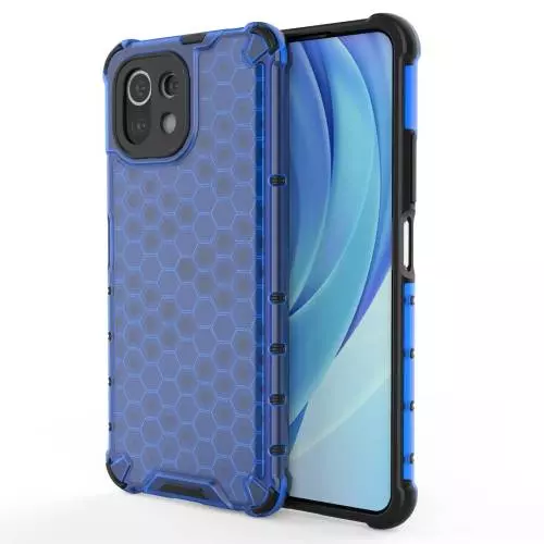 Протиударний чохол бампер для Xiaomi Mi 11 Lite / 11 Lite 5G NE Anomaly Plasma Blue (Синій)