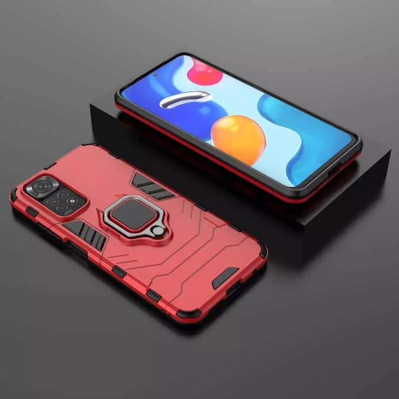 Чохол бампер для Xiaomi Redmi A1 / Redmi A2 Anomaly Defender S (з кільцем-тримачем) Red (Червоний) Чохол бампер для Xiaomi Redmi A1 / Redmi A2 Anomaly Defender S (з кільцем-тримачем) Red (Червоний)