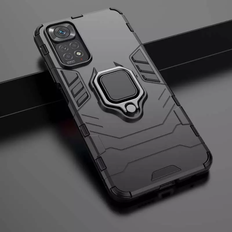 Чохол бампер для Xiaomi Redmi A1 / Redmi A2 Anomaly Defender S (з кільцем-тримачем) Black (Чорний) Чохол бампер для Xiaomi Redmi A1 / Redmi A2 Anomaly Defender S (з кільцем-тримачем) Black (Чорний)