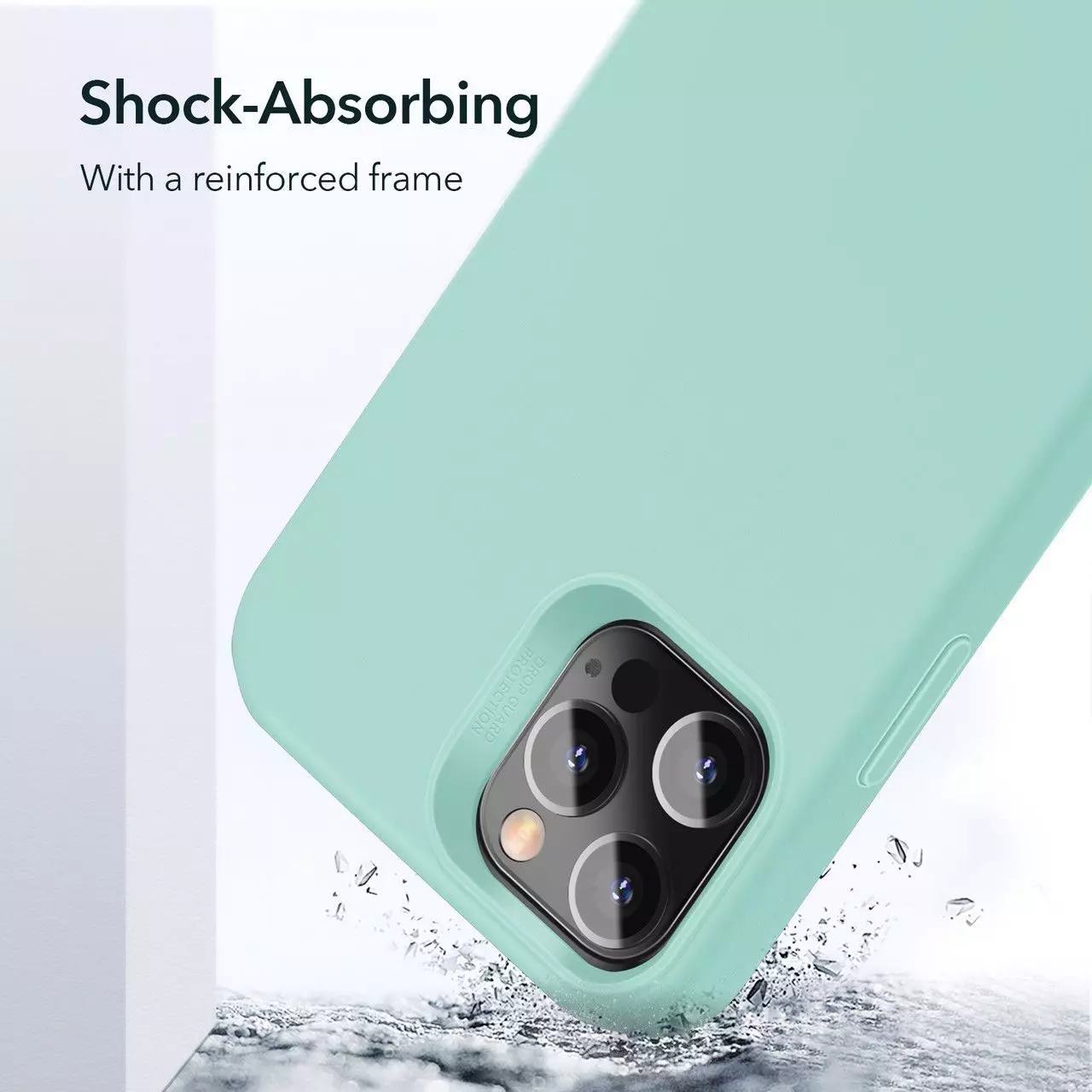 Преміальний чохол бампер для iPhone 12 / 12 Pro ESR Cloud Soft Mint (М&#039;ятний) 3C01200610801