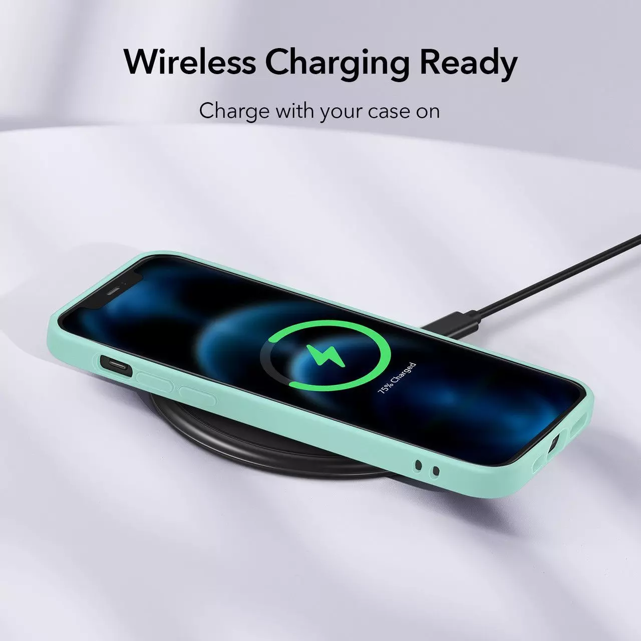 Преміальний чохол бампер для iPhone 12 / 12 Pro ESR Cloud Soft Mint (М&#039;ятний) 3C01200610801