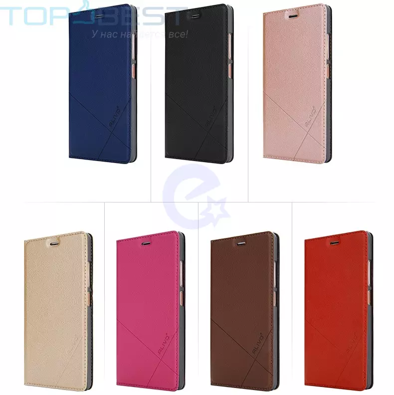Чохол книжка для Xiaomi Mi8 SE Alivo Leather Brown (Коричневий)