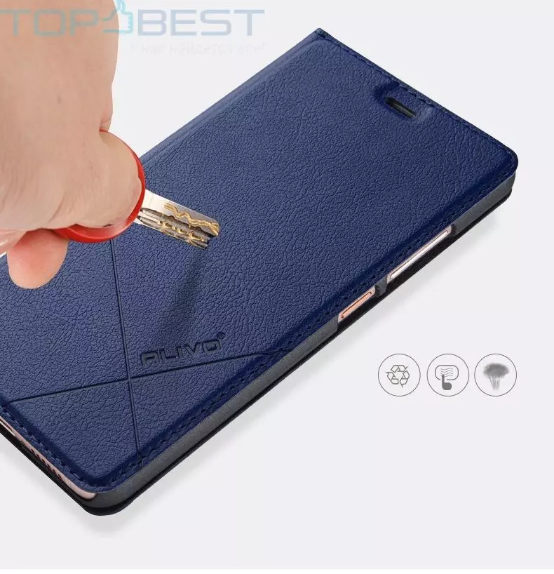 Чохол книжка для Xiaomi Mi8 SE Alivo Leather Brown (Коричневий)