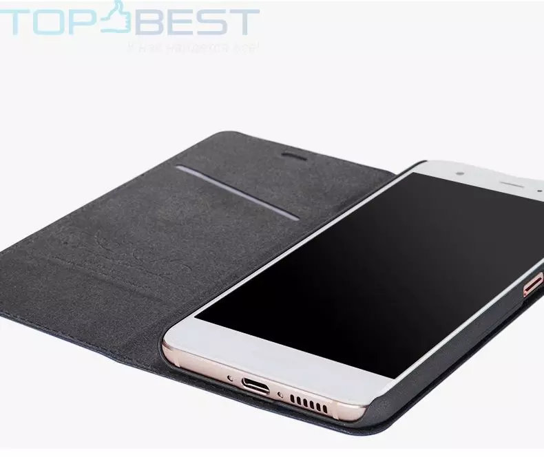 Чохол книжка для Xiaomi Mi8 SE Alivo Leather Brown (Коричневий)