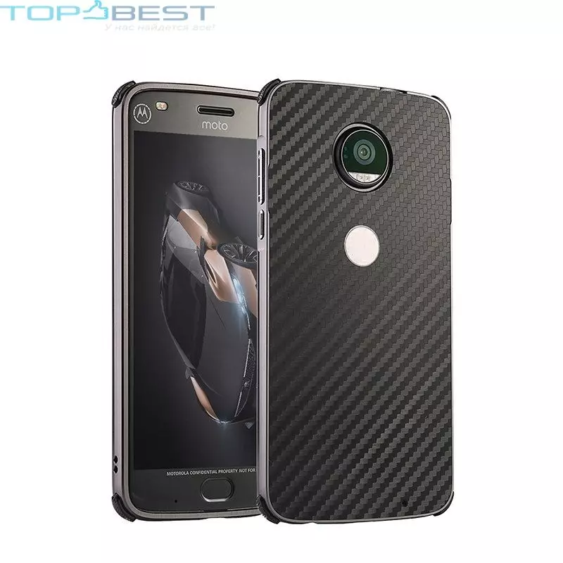 Ультратонкий чехол бампер для Motorola Moto G6 Plus Anomaly Carbon Black (Черный)