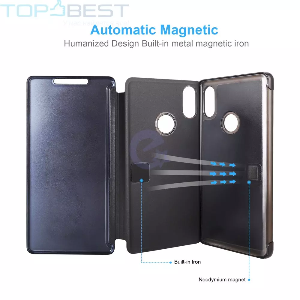 Інтерактивна чохол книжка для Xiaomi Mi8 SE Anomaly Clear View Purple (Пурпурний) Інтерактивна чохол книжка для Xiaomi Mi8 SE Anomaly Clear View Purple (Пурпурний)