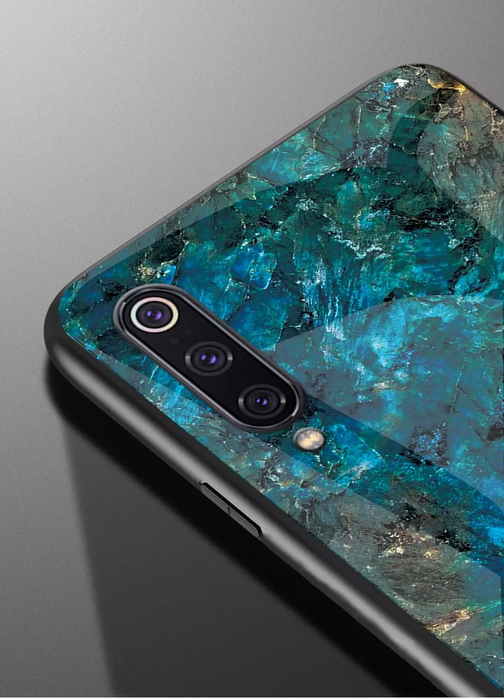 Чехол бампер для Xiaomi Mi9 Anomaly Cosmo Black / White (Черный / Белый)