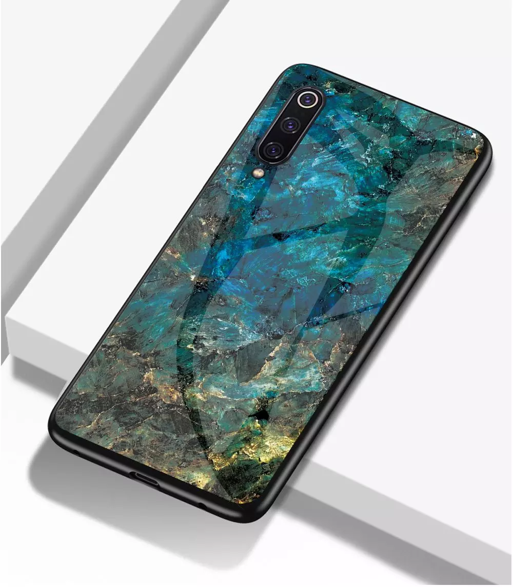 Чехол бампер для Xiaomi Mi9 Anomaly Cosmo Black / White (Черный / Белый)