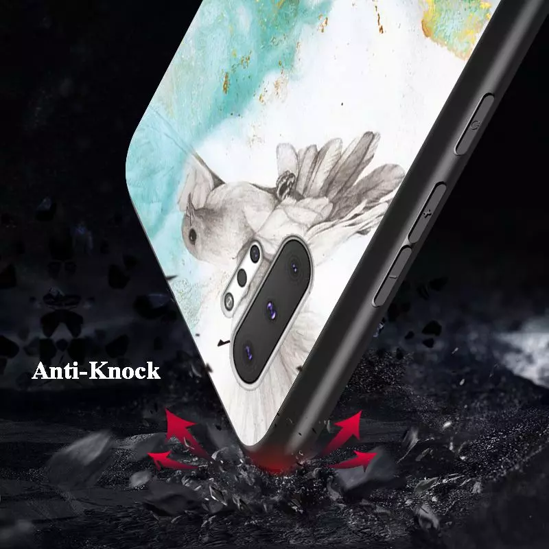 Чехол бампер для Samsung Galaxy Note 10 Anomaly Cosmo Emerald (Изумрудный)