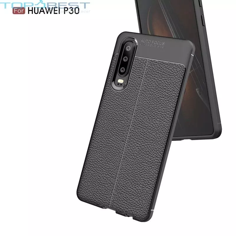 Чохол бампер для Huawei P30 Anomaly Leather Fit Red (Червоний)