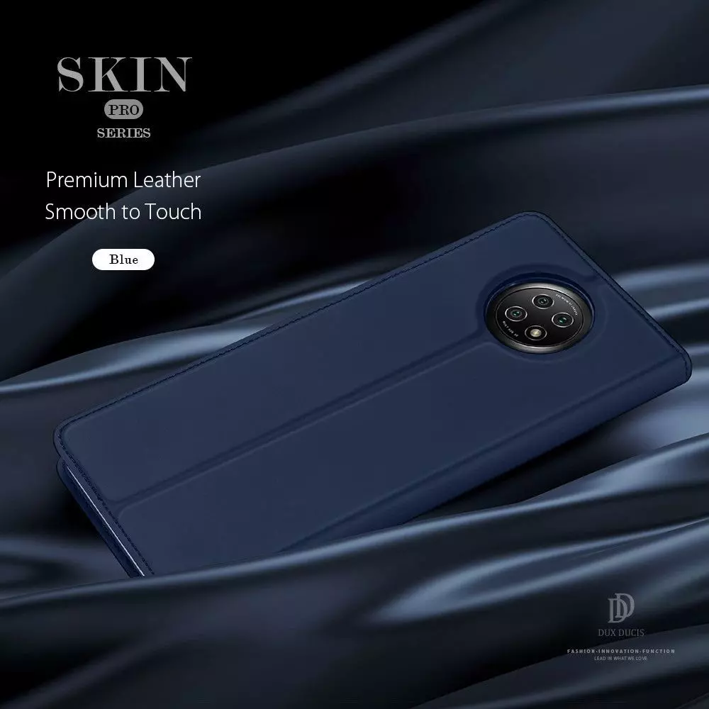 Чехол книжка для Xiaomi Redmi Note 9T Dux Ducis Skin Pro Rose Gold (Розовое Золото)