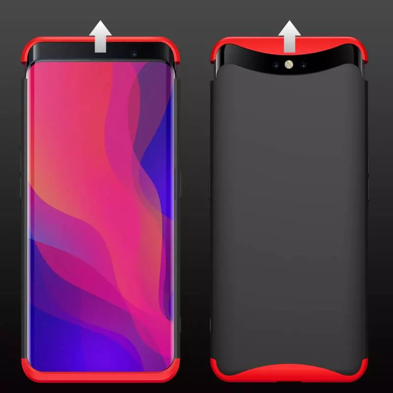 Ультратонкий чехол бампер для OnePlus 7T GKK Dual Armor Black (Черный)