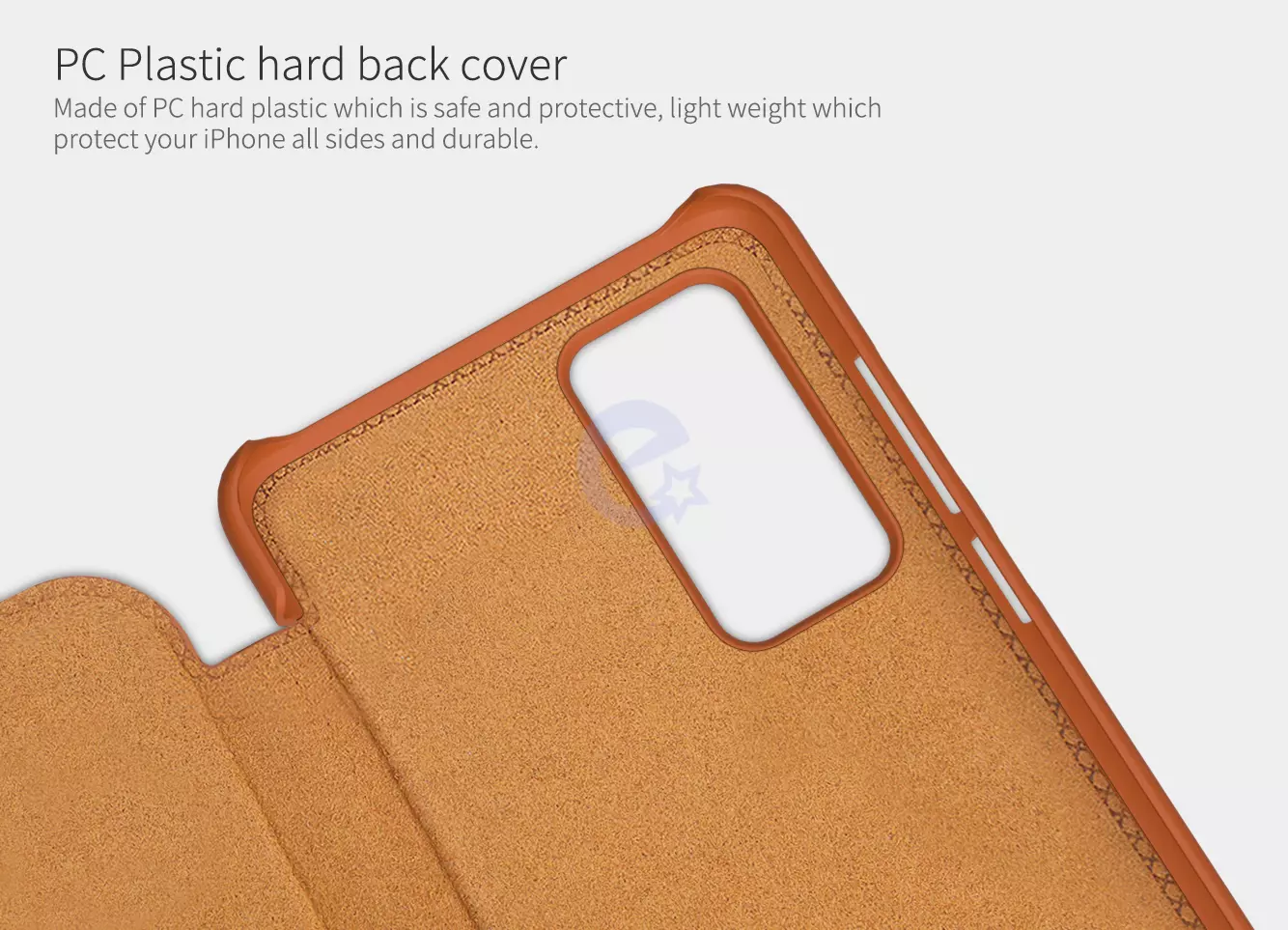 Чехол книжка Nillkin Qin для Huawei P40 Black (Черный)