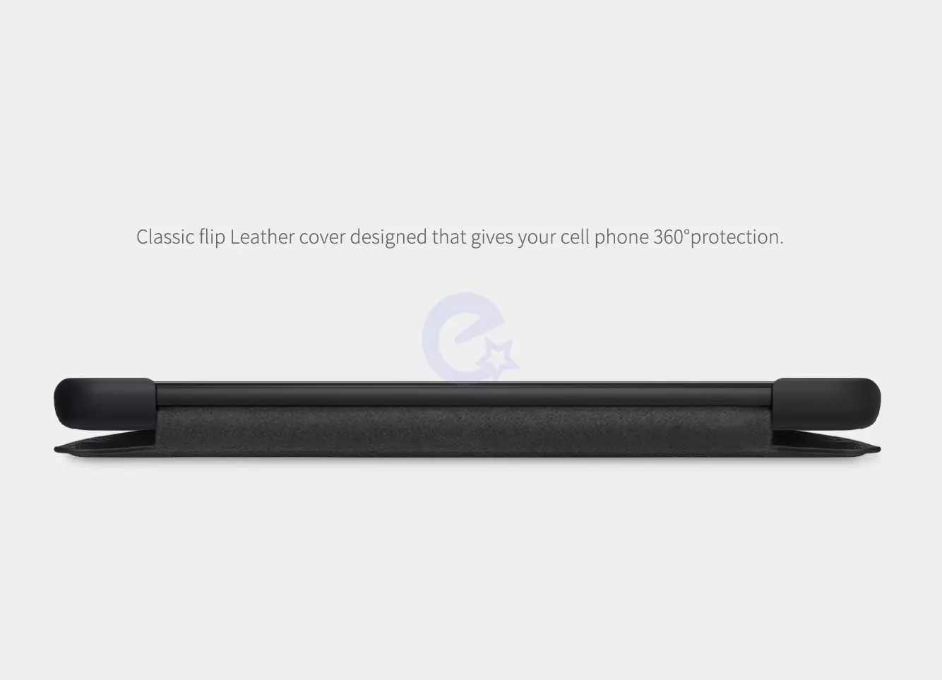 Чехол книжка Nillkin Qin для Huawei P40 Black (Черный)