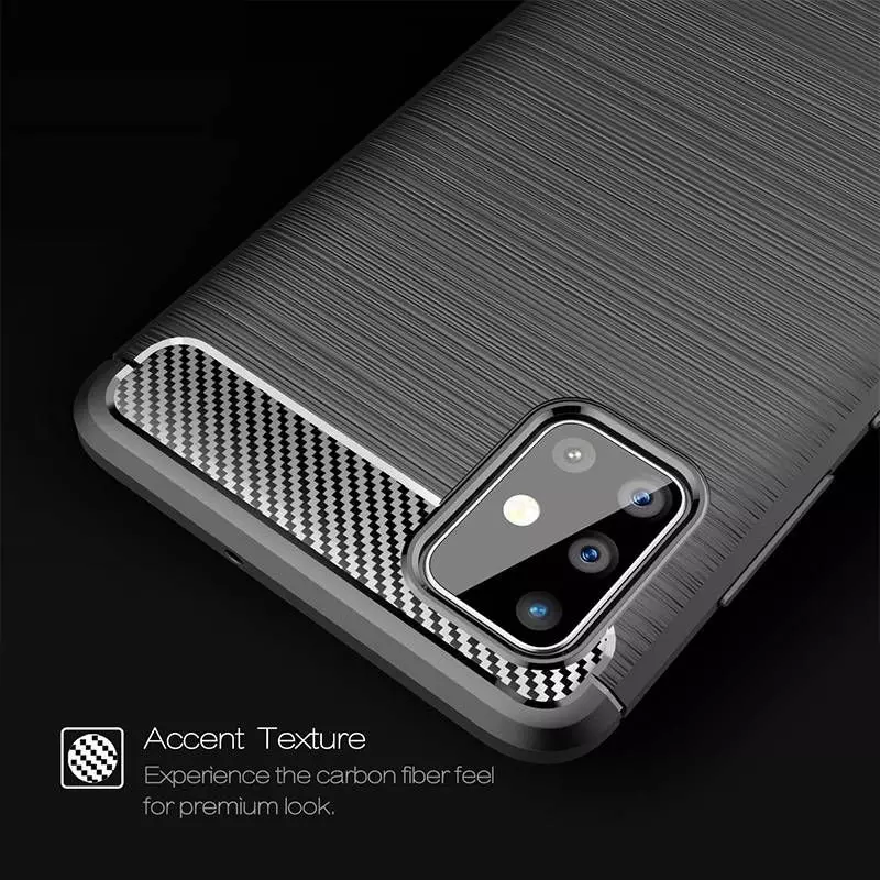 Протиударний чохол бампер для Samsung Galaxy A51 iPaky Carbon Fiber Red (Червоний) Протиударний чохол бампер для Samsung Galaxy A51 iPaky Carbon Fiber Red (Червоний)