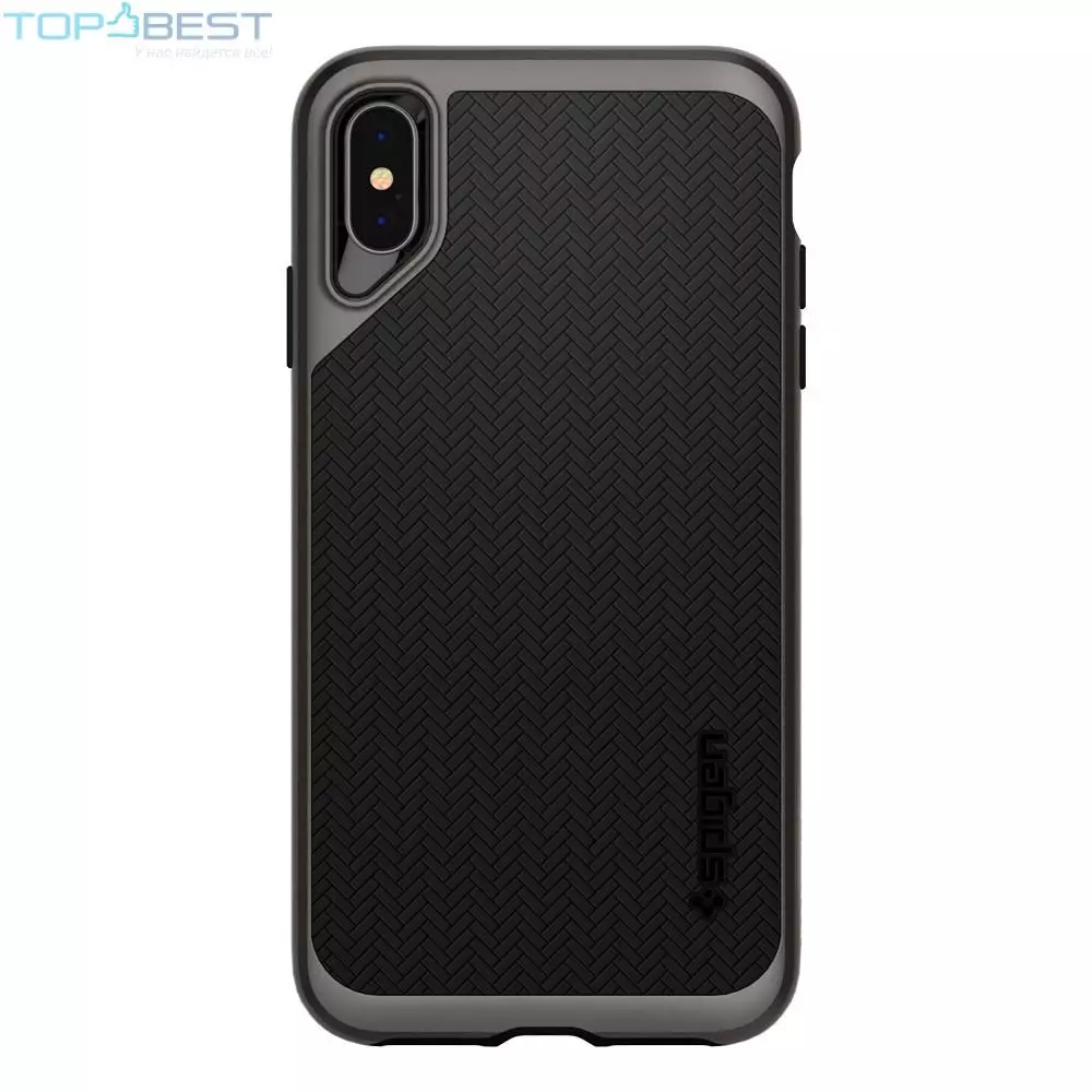 Противоударный чехол бампер Spigen Neo Hybrid для iPhone Xs Max Gunmetal (Оружейный Метал) Противоударный чехол бампер Spigen Neo Hybrid для iPhone Xs Max Gunmetal (Оружейный Метал)