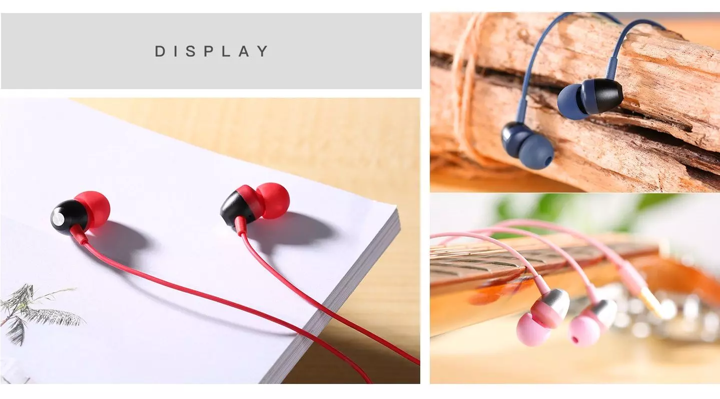 Оригинальные наушники JoyRoom JR-E106 Red (Красный)