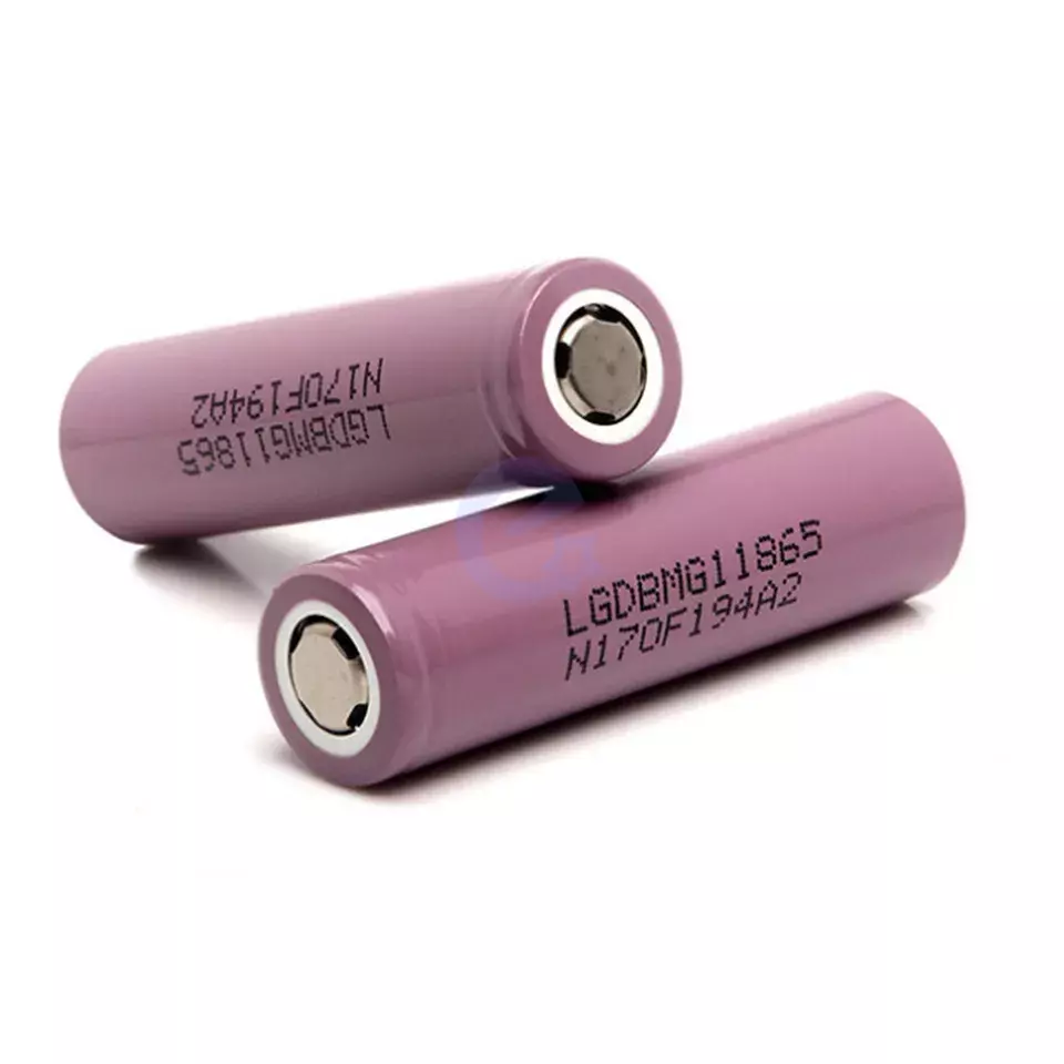 Акумуляторна батарея LG 18650 MG1 2900mAh 10A Pink (Рожевий) LGDBMG11865