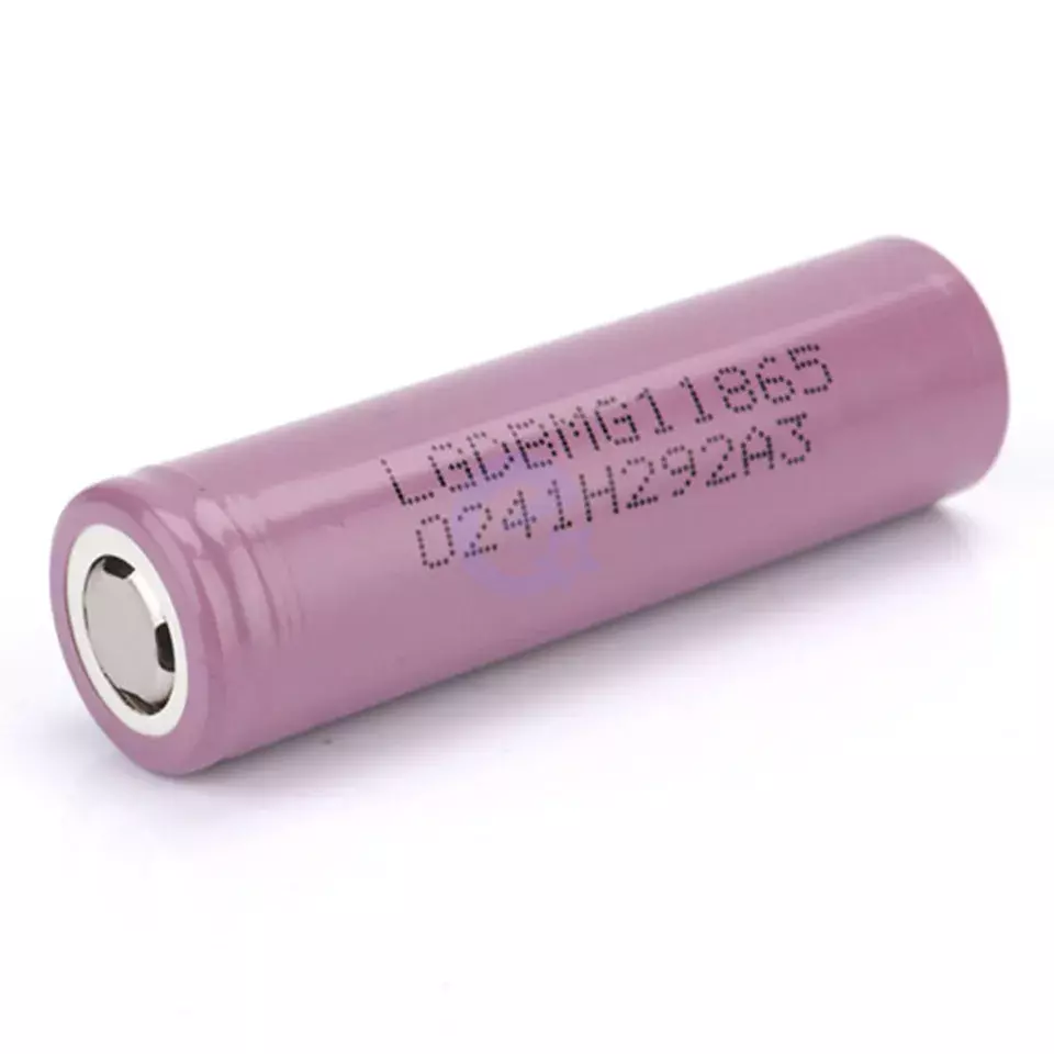 Акумуляторна батарея LG 18650 MG1 2900mAh 10A Pink (Рожевий) LGDBMG11865