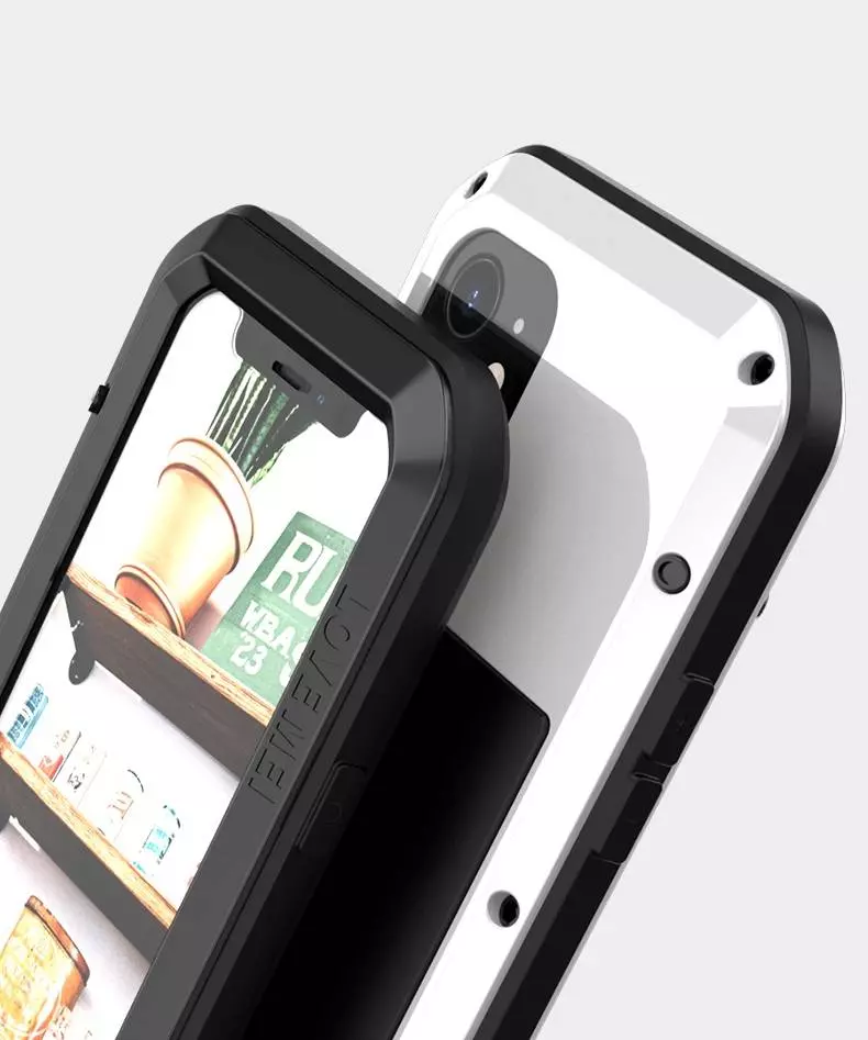 Противоударный чехол бампер Love Mei PowerFull (Со стеклом) для iPhone 12 Yellow (Желтый) Противоударный чехол бампер Love Mei PowerFull (Со стеклом) для iPhone 12 Yellow (Желтый)