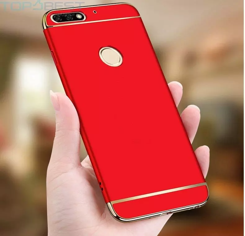 Чехол бампер для Huawei Honor 7A / Y5 2018 / Y5 Lite 2018 / Y5 Prime 2018 Mofi Electroplating Silver (Серебристый)