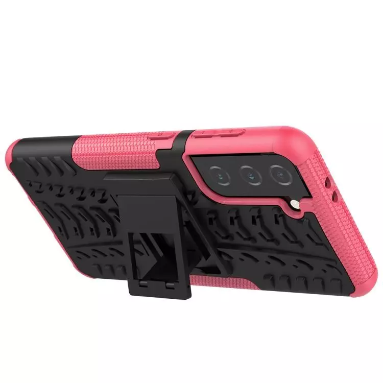 Противоударный чехол бампер для Samsung Galaxy S21 Plus Nevellya Case (встроенная подставка) Pink (Розовый) Противоударный чехол бампер для Samsung Galaxy S21 Plus Nevellya Case (встроенная подставка) Pink (Розовый)