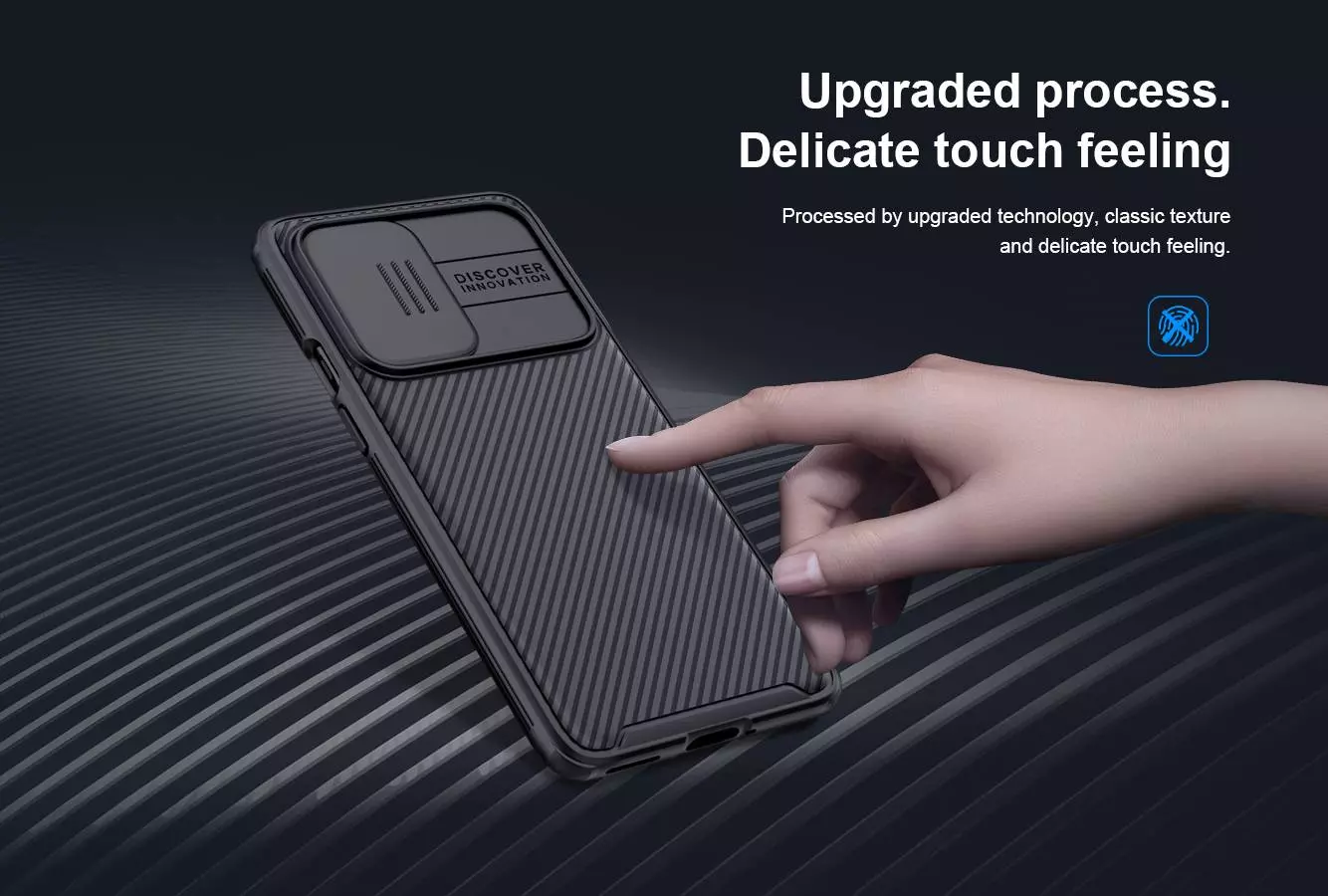 Противоударный чехол бампер Nillkin CamShield Pro (шторка на камеру) для OnePlus 9 (EU/NA) Blue (Синий)