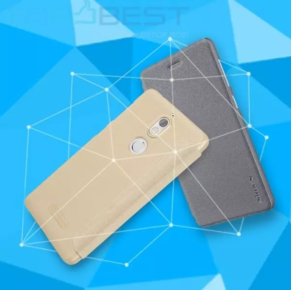 Чохол книжка Nillkin Sparkle для Nokia 7 Gold (Золотий) Чохол книжка Nillkin Sparkle для Nokia 7 Gold (Золотий)