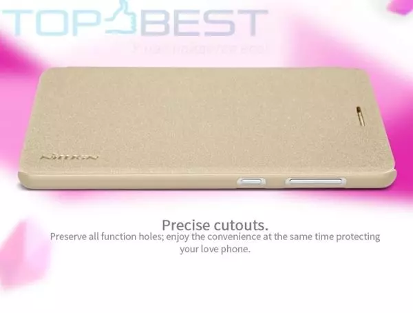 Чохол книжка Nillkin Sparkle для Nokia 7 Gold (Золотий) Чохол книжка Nillkin Sparkle для Nokia 7 Gold (Золотий)